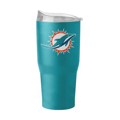 30 Oz Miami Dolphins Flipside Powder Coat Tumbler
